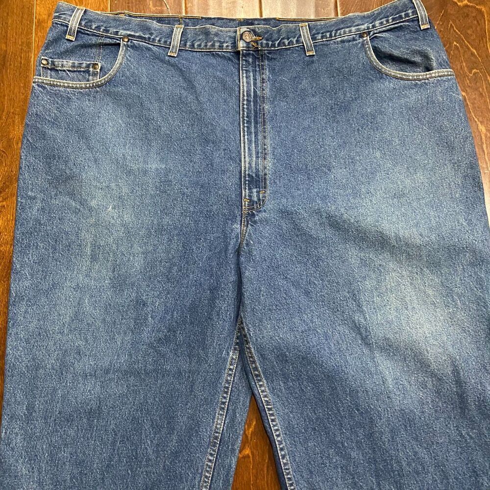 Levi's 545 Vintage 1997 Big & Tall Loose Fit Denim Blue Jeans Men's Size 52 x 30 - Picture 3 of 11